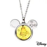 在飛比找PChome24h購物優惠-Disney迪士尼金飾 可愛維尼寶貝黃金/白鋼項鍊