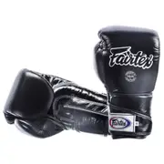 New FAIRTEX-Angular Full Wrist Closure Sparring Gloves/Black (BGV6)