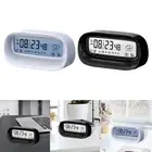 Compact Desk Digital Clock Date Time Week Large Display with Seconds