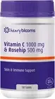 Henry Blooms 1000 MG Vitamin C and 500 MG Rosehip 180 Tablets-Au