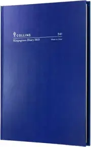 Collins Kingsgrove Week to View 2023 Diary, Size A4, Blue