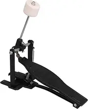 Bass Drum Pedal, Single Bass Drum Foot Pedal with Mallet, Percussion Instrument Kick Pedal, Drum Stool for Drum Kit, Single Chain Drive