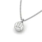 Netball 3D Ball Pendant