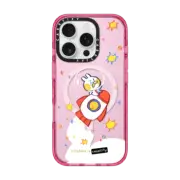 iPhone 16 Pro Impact Case MagSafe Compatible Rocket Bun in Space