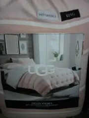 UGG® Reversible Comforter Set in Devon Sherpa