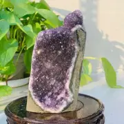 500g Natural Amethyst Geode Mineral Specimen Crystal Quartz Energy Decoration