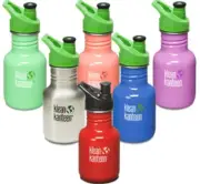 KLEAN KANTEEN - KID KANTEEN STAINLESS STEEL BOTTLE WITH SPORTS CAP 355ML