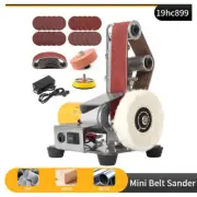 Mini Electric Belt Sander Bench Grinder Polishing Grinding Machine Power Tools