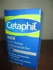 Cetaphil Men 3 in 1 Active Antibacterial Deodorizing Bar Soap 4.5 oz 2017