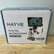 Hayve DM9-a 7" LCD Digital Coin Microscope 1200X 12MP Microscope Camera