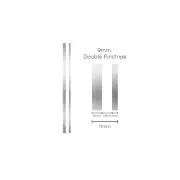 SAAS Double Pinstripe Line Car Tape Decals Stickers Silver 9mm x 10 Metres