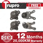 4 Lower+upper Ball Joints for MITSUBISHI TRITON 2WD MK K66 3.0ltr V6 96-05