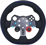D Steering Wheel Cover Racing Game Accessories 10.6 inch 27cm for PC,Xbox OneSeries X/S,g920 x920 G29 g923 g27 g25,PS4,PS3, PS5,Nintendo Switch (Black Dark Blue)