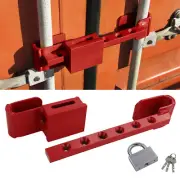 Red Hochsicherheits Container Safety Lock Robbery 4 Key