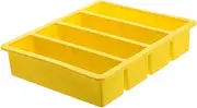 LABRIMP Silicone Food Container Ice Cube Molds 4 Cavity Large Ice Cubes Baking Baby Food Easy Release DIY Tool