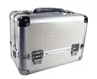 Professional Artist Makeup Train Case Organizer Gift Set (White)