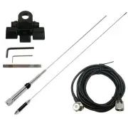 Car Antenna 38 Inch Mobile Radios Antenna 144/430Mhz With Pl-259/so-23