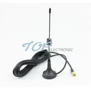 GSM GPRS Antenna 433Mhz 3dbi cable SMA male Magnetic base for Ham 1.5M RG174