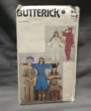 Costume Pattern Native American Angel Devil Butterick 4073 Sm UNCUT