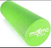 Maximo Fitness Foam Roller - 18" x 6" High Density Exercise Roller Green