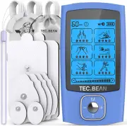 Estimulador muscular de unidad Tens de 24 modos, máquina recargable Decenas