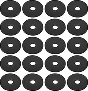 20pcs Foam RC Body Washers FAST104 Suitable for Most RC Model Cars Truck Buggy Body Shell Replacement RC Car Parts Black 16x4x1.5mm