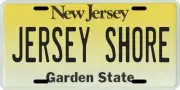The Jersey Shore New Jersey Aluminum NJ License Plate