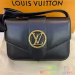 喵醬☆二手 LV 路易威登 SHOULDER BAG PROT 9 磨面牛皮 單肩包 斜挎包 M55948 女款 黑色