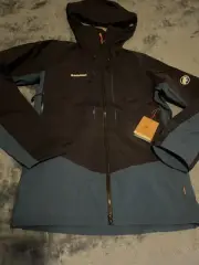 $559 Mammut Taiss Pro (HS) Hardshell Men's Jacket Deep Ice Marine ski hike trail