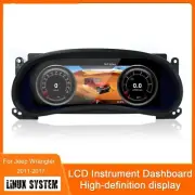 12.3'' Digital Instrument Cluster For JEEP Wrangler JK Speedometer LCD Dashboard
