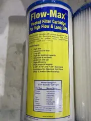 FLOW MAX ( FM-bb-10-5 ) 9.75"x4.5" Flow-Max 20 Micron Pleated Filter 8 pk/49.99