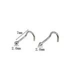 1set 18G 20G Professional Piercing Navel Tool Kit Stainless Steel Nose Ring-*-)
