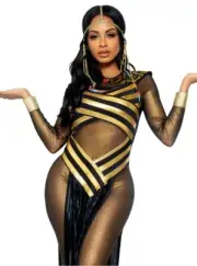 Sexy Lady Carnival Party Halloween Ancient Egyptian Pharaoh Cleopatra Costume Wo