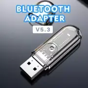 USB Bluetooth-5.3 Wireless Audio Music Adapter Dongle Receiver Transmitter