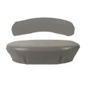 2 Piece Seat Cushion Back Rest Wood Base Fits Massey Ferguson Harris 20 50 202