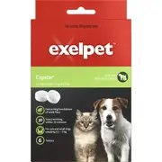 Exelpet Capstar Flea Treatment For Cat / Small Dog 6 pack