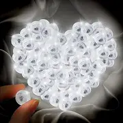 GAROMIA Pack of 100 LED Round Balloon Lights, Mini LED Balloon Light Balls Lights Decoration, White Lighting Balloons Lights Suitable for Birthday Party, Wedding, Halloween, Christmas