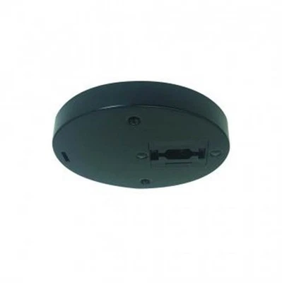 Nora Lighting NT-379B Round Monopoint Canopy for Aiden Track Head NTE-850, Black
