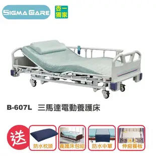 亞護 三馬達電動養護床 B-607L/MF (單個)【杏一】