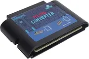 MS A MD Converter of Game Cards for Retron 5 Genesis, Video Cassette Video Convert for The Permanent Enriching Game Experience (Black)