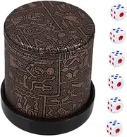 Kisangel 1 Set Professional Dice Rolling Cup for Party Games and Ktv Fun Portable Game Supplies for Indoor and Outdoor Activities