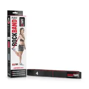 RockTape Medium 18-22lb RockBand Flex Stretching Strap Resistance Band Black
