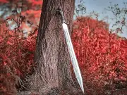 Handmade Stainless Steel Sharp Blade Single Handed Battle Ready Sword + Sheath