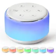 White Noise Sound Machine Baby for Sleeping with Night Light – 34 Soothing So...