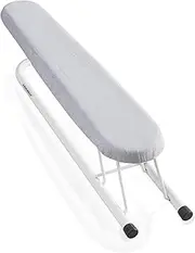 Leifheit 57 cm Extra Long, w 10.5 x h 8.5 cm, Folds Flat, White, Extra Long Sleeve Board, for Perfect Sleeve Ironing