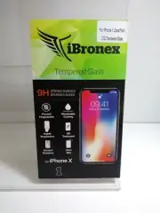 iBronex Tempered Glass Screen Protector for Apple iPhone X/XS/11-Pro 9H 2-Pack