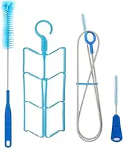 Mikiuly Hydration Bladder Cleaning Kit, Cleaning Kit for Hydration Bladders, Cleaning Brush for Hydration Bladder, Hydration Bladder Cleaning Brush Set, Water Bladder Cleaning Brush, 4 in 1