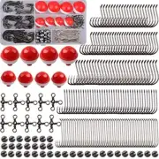 Fishing Hooks Bobbers Fishing Tackle Kit 223pcs Fishing Gear Tackle Box with