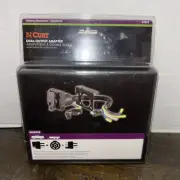CURT 57672 Dual-Output Electrical Adapter (Adds 7-Way RV Blade to 4-Way Flat)