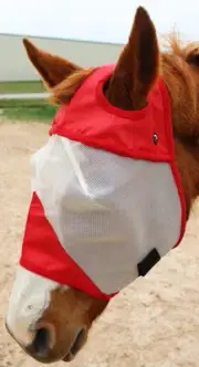 Equine Horse FlyMask Summer Spring Airflow Mesh Scrim 73222RD
